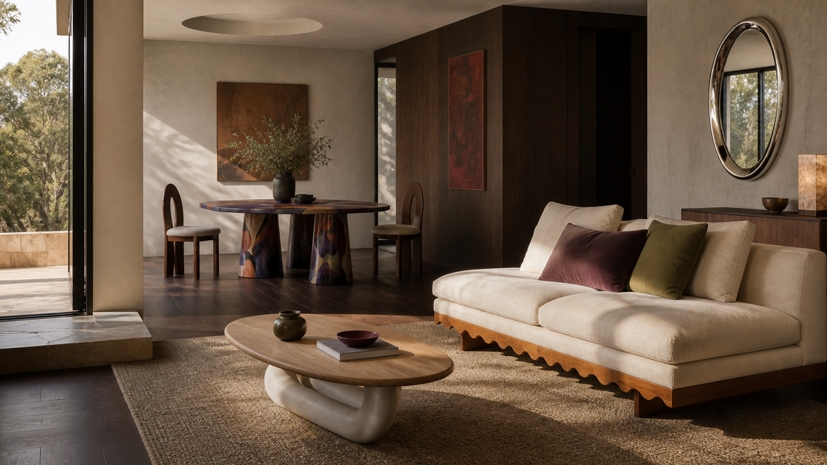 CHROMA & CHORA living and dining furniture in a collected Sydney residence