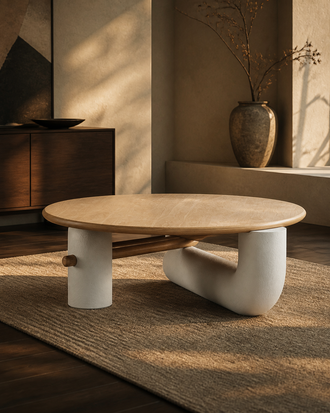 Kora Coffee Table — lifestyle interior scene