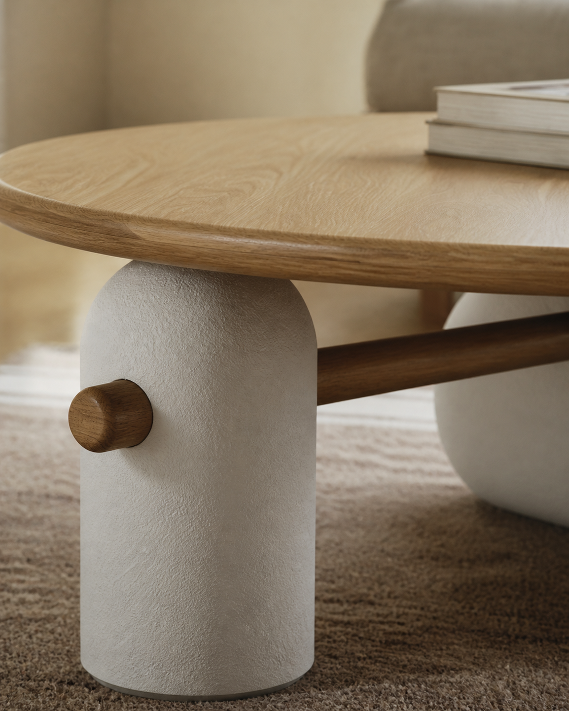 Kora Coffee Table — material detail