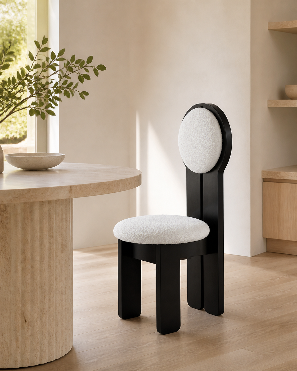 Kora Dining Chair — styled interior scene