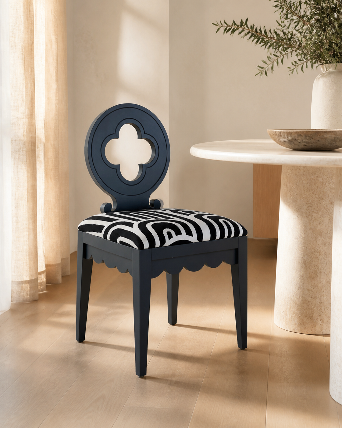Luma Dining Chair — styled interior scene