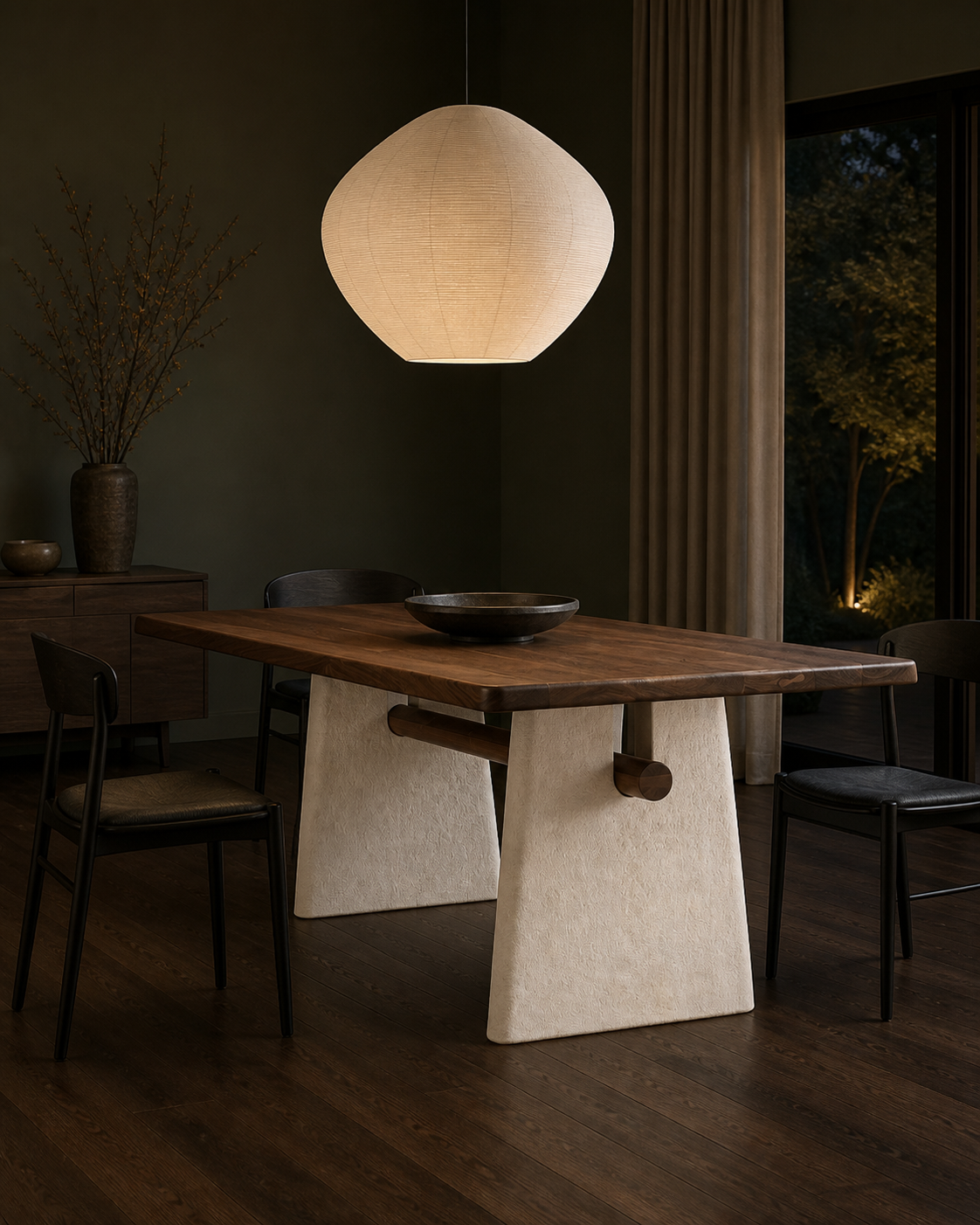 Luma Dining Table — lifestyle interior scene