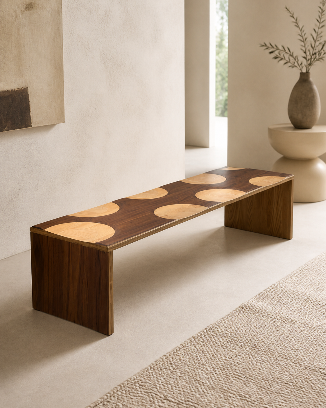 Moss Bench — styled interior scene