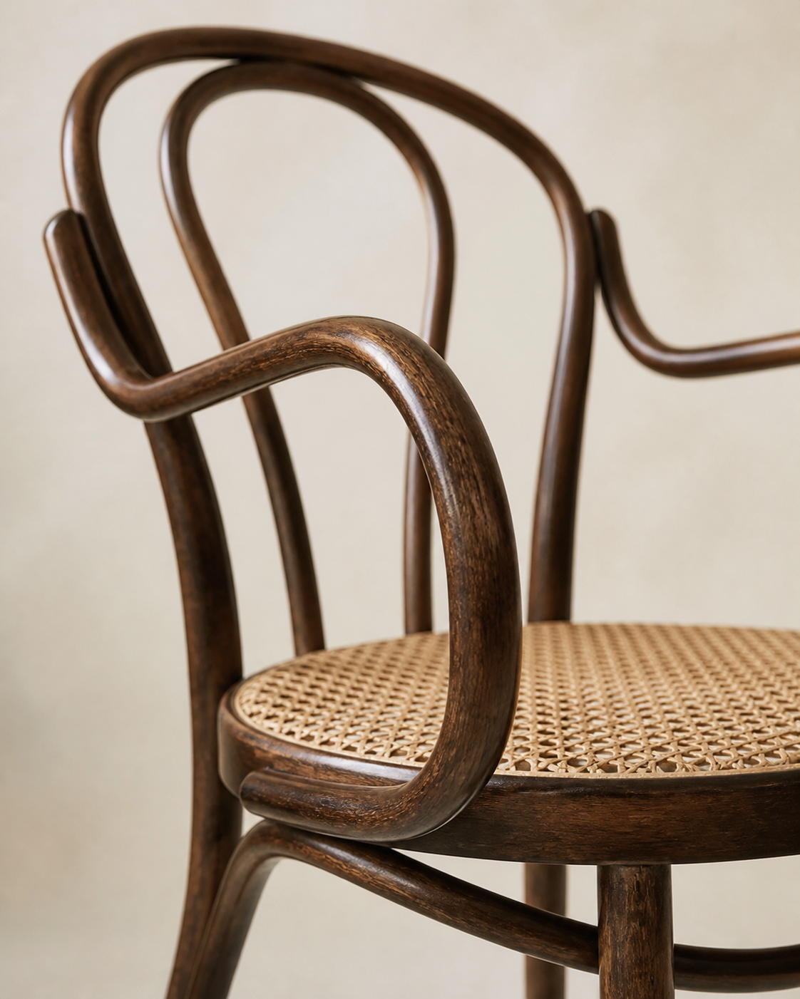 Moss Cane Chair — material detail