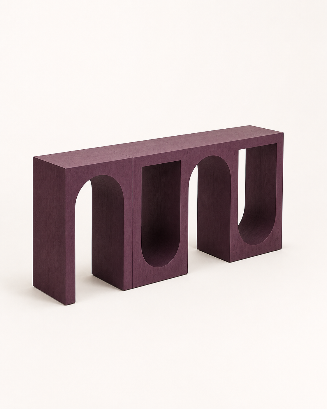 Moss Console Table — side view