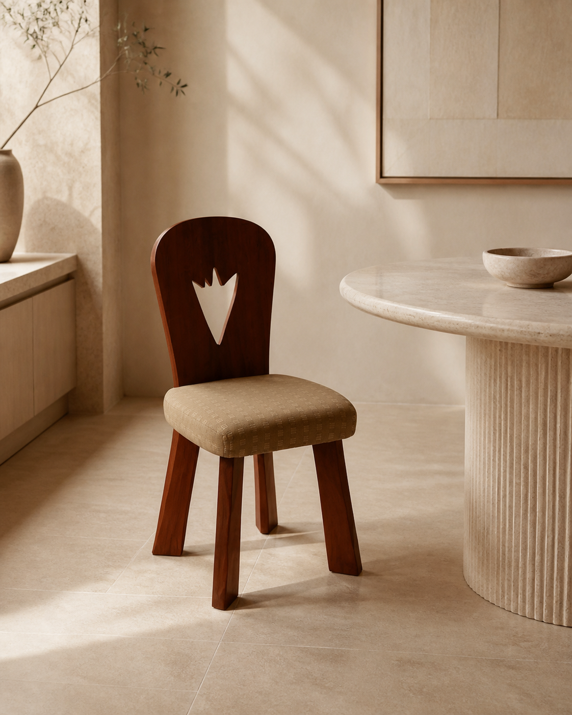 Moss Dining Chair — styled interior scene