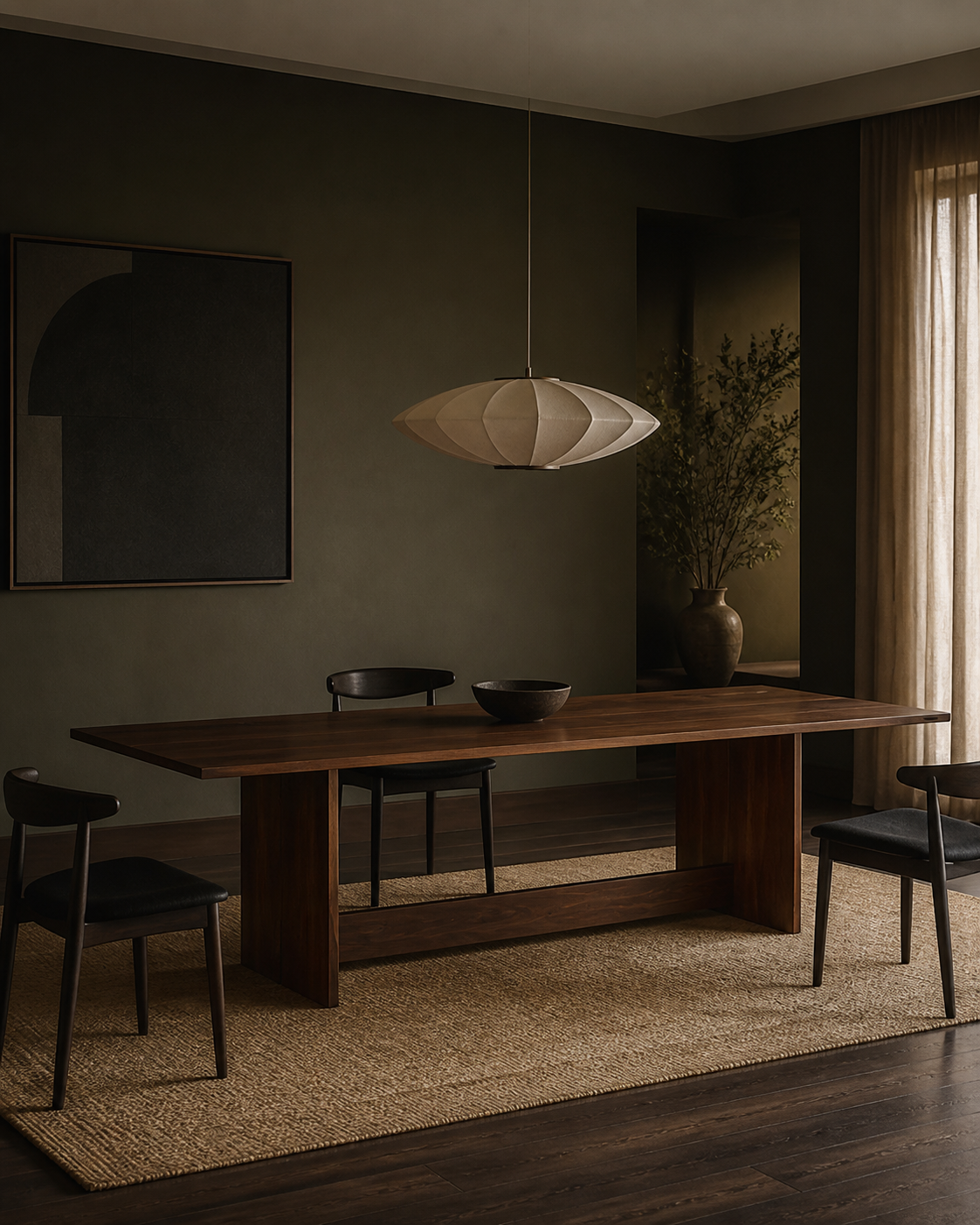 Moss Dining Table — lifestyle interior scene