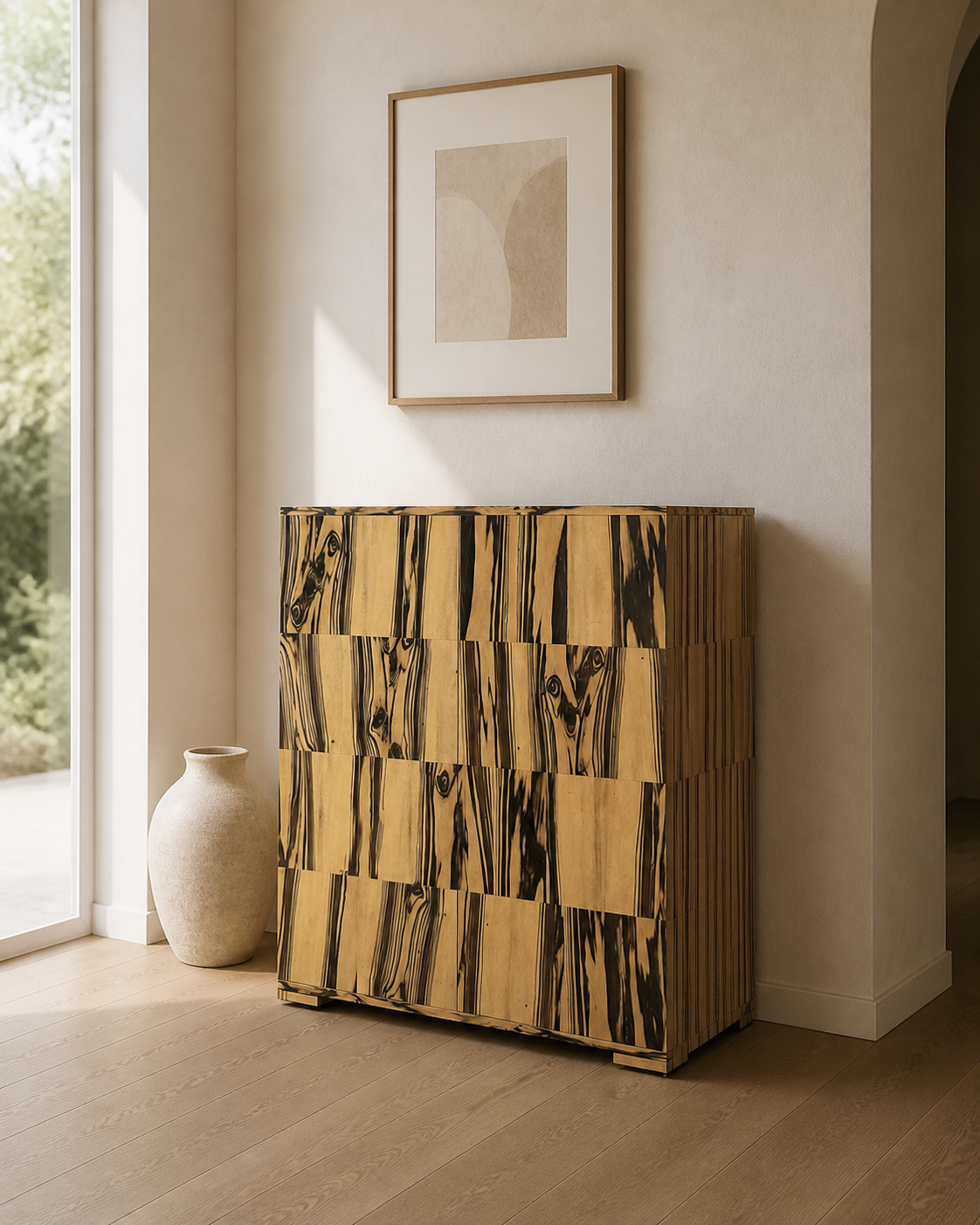 Moss Display Cabinet — styled interior scene