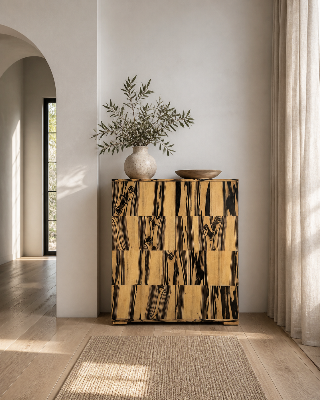 Moss Display Cabinet — lifestyle interior scene
