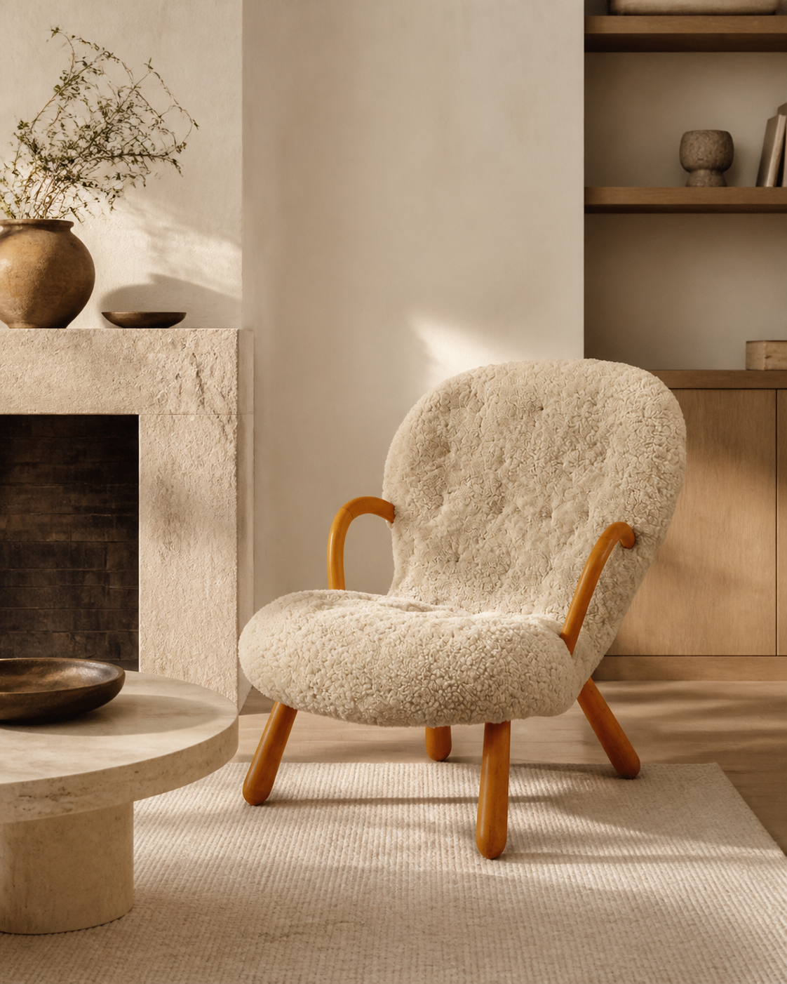 Moss Lounge Chair — styled interior scene