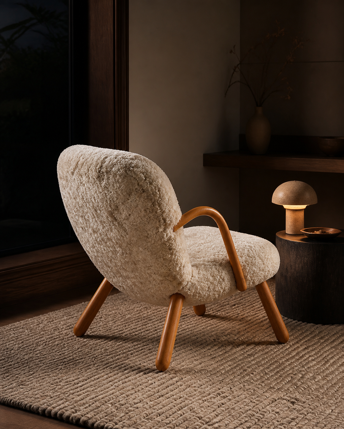 Moss Lounge Chair — lifestyle interior scene
