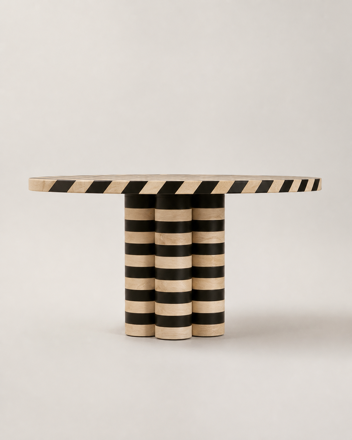 Moss Round Dining Table — side view