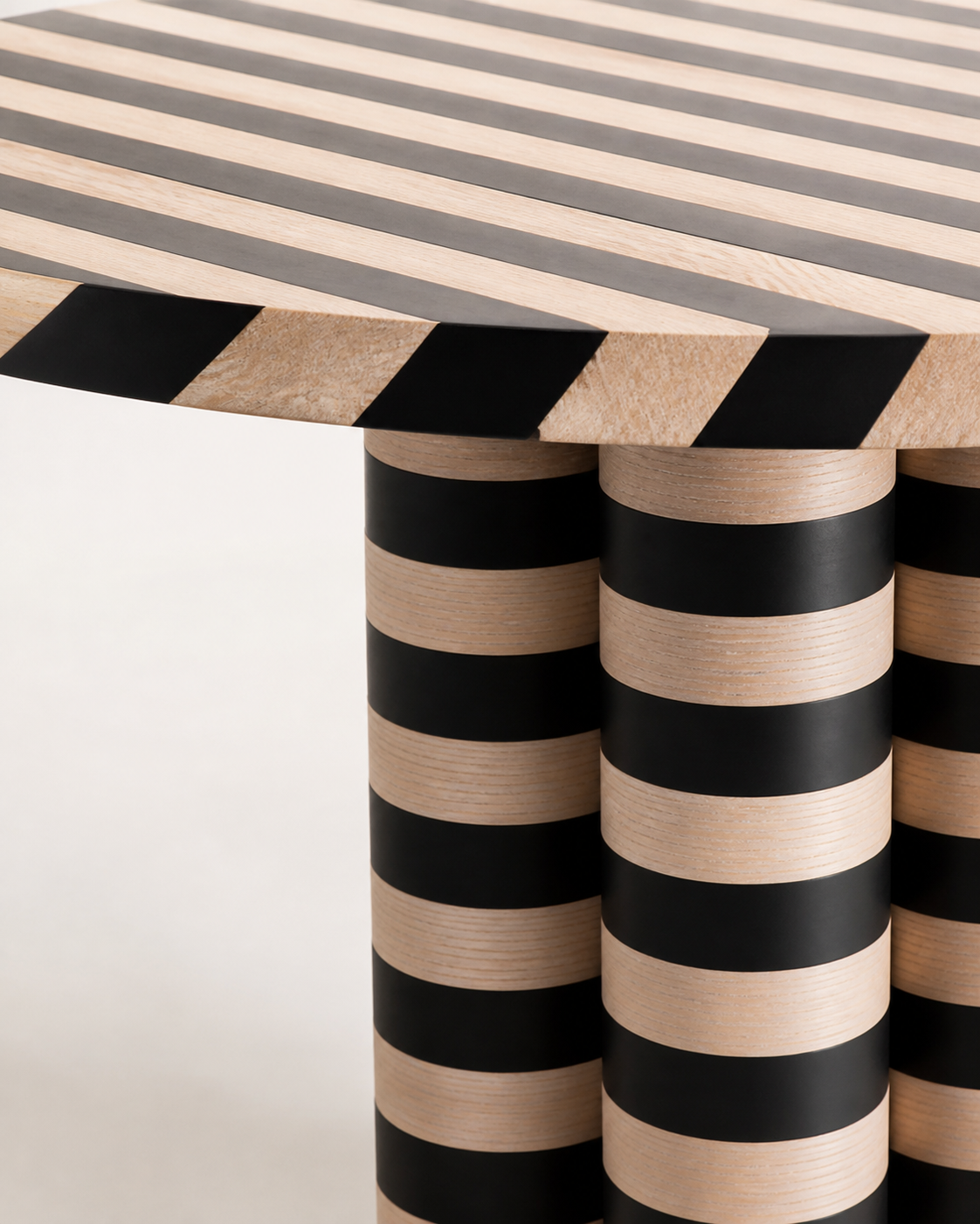 Moss Round Dining Table — material detail