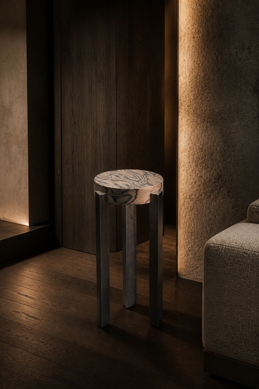 Moss Side Table — lifestyle interior scene