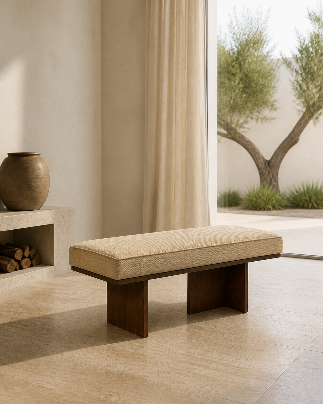 Noma Bench — lifestyle interior scene