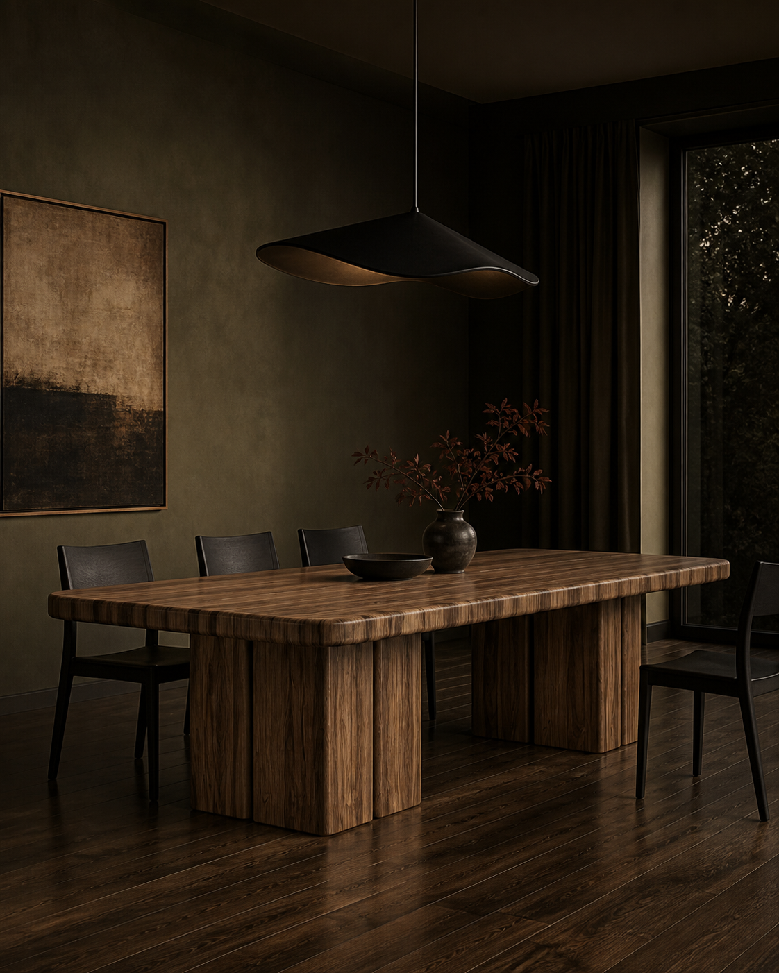 Noma Dining Table — lifestyle interior scene