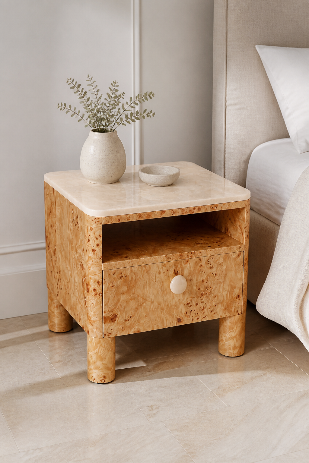 Noma Side Table — styled interior scene