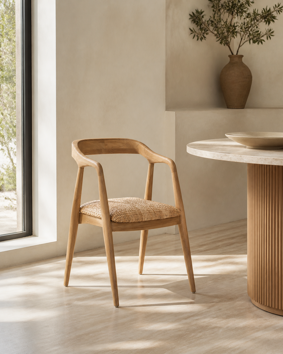 Nook Cane Chair — styled interior scene
