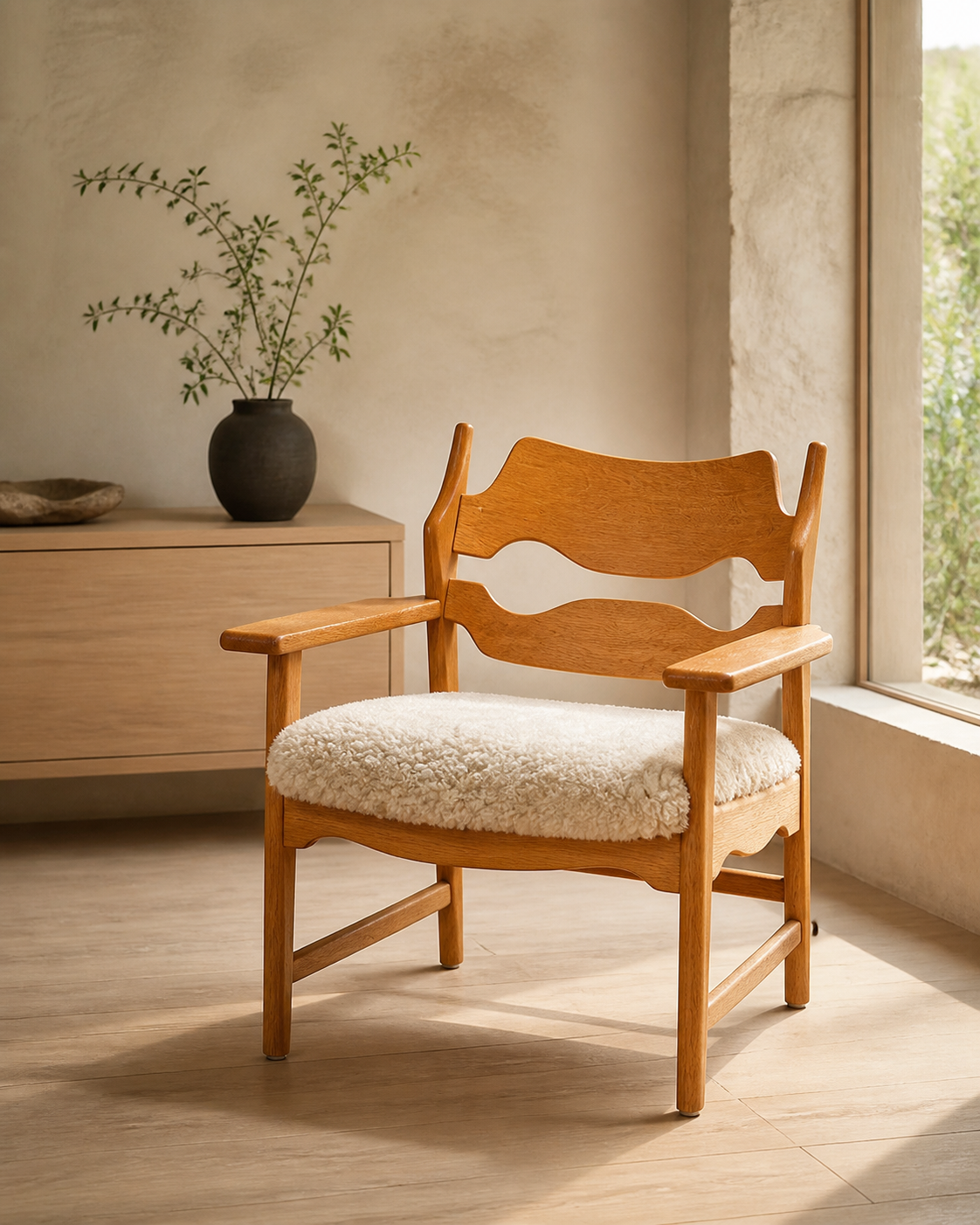 Nook Lounge Chair — styled interior scene