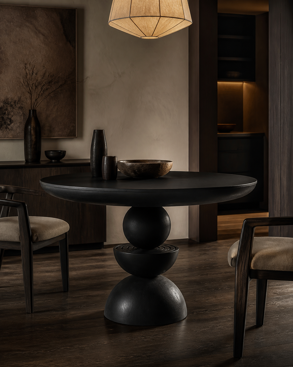 Nook Round Dining Table — lifestyle interior scene