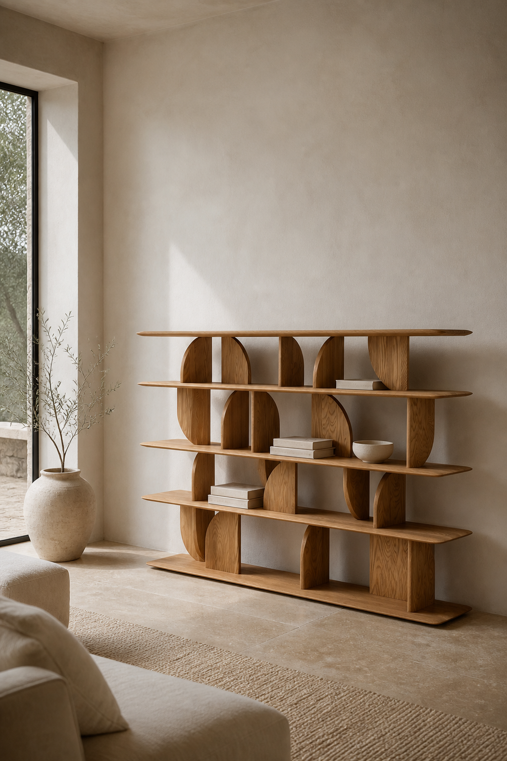 Nook Shelving Unit — styled interior scene