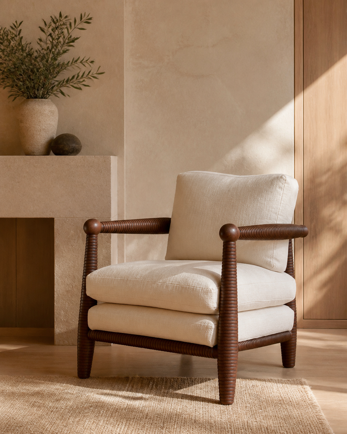 Onda Lounge Chair — styled interior scene