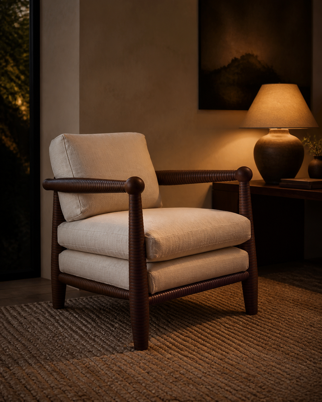 Onda Lounge Chair — lifestyle interior scene