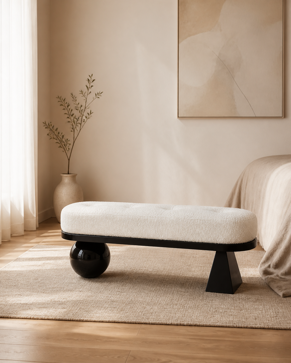 Orbit Bench — styled interior scene