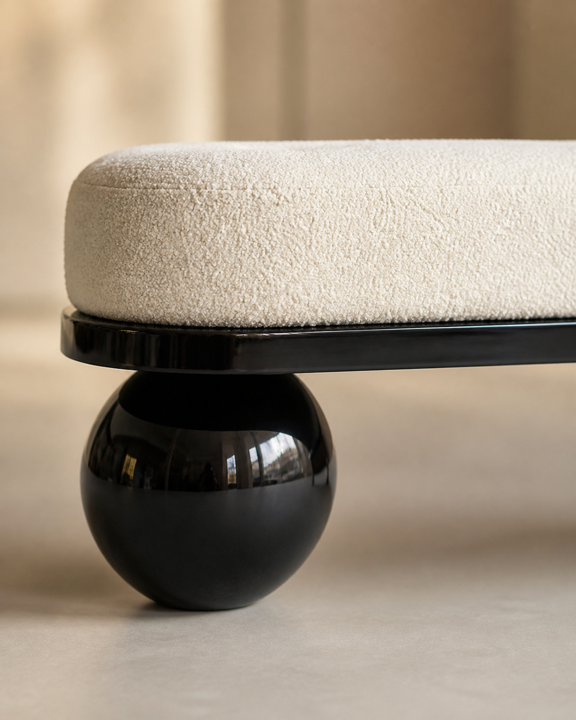 Orbit Bench — material detail