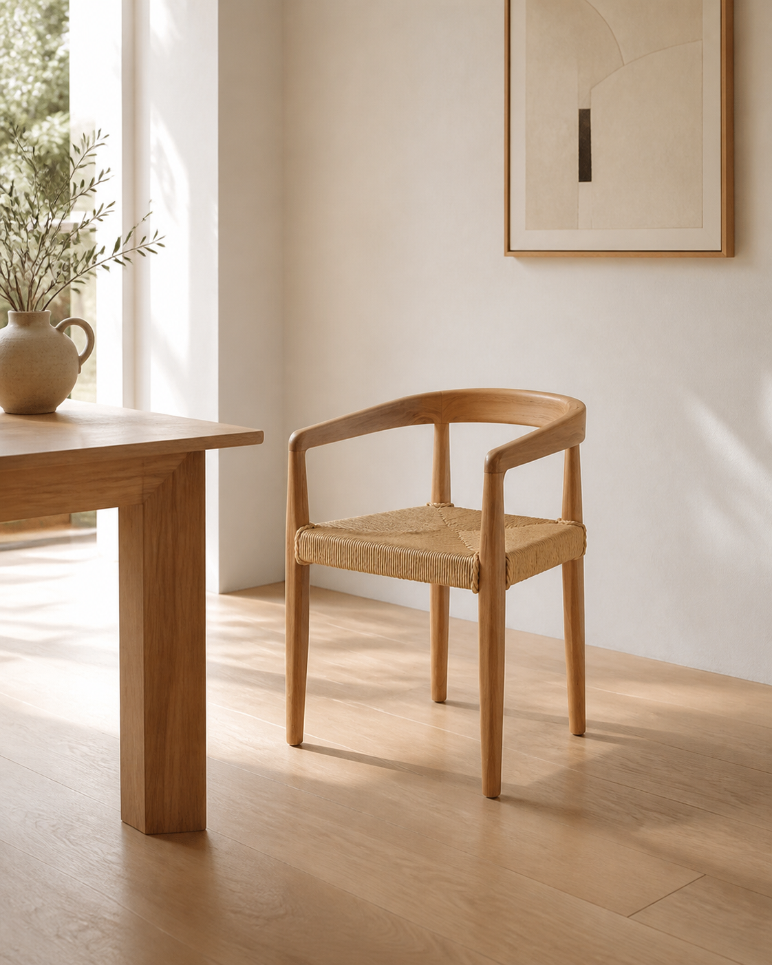 Orbit Cane Chair — styled interior scene