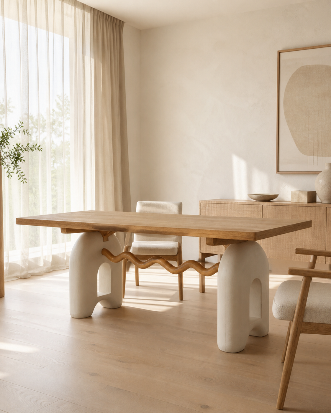 Orbit Dining Table — lifestyle interior scene