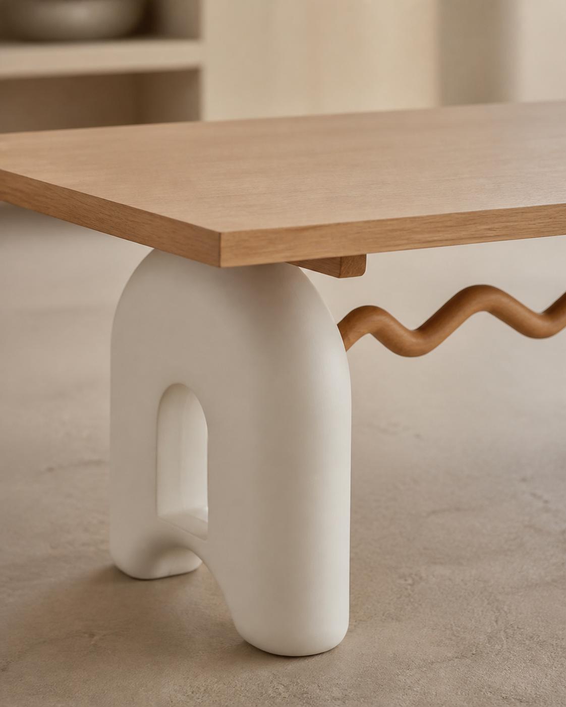 Orbit Dining Table — material detail