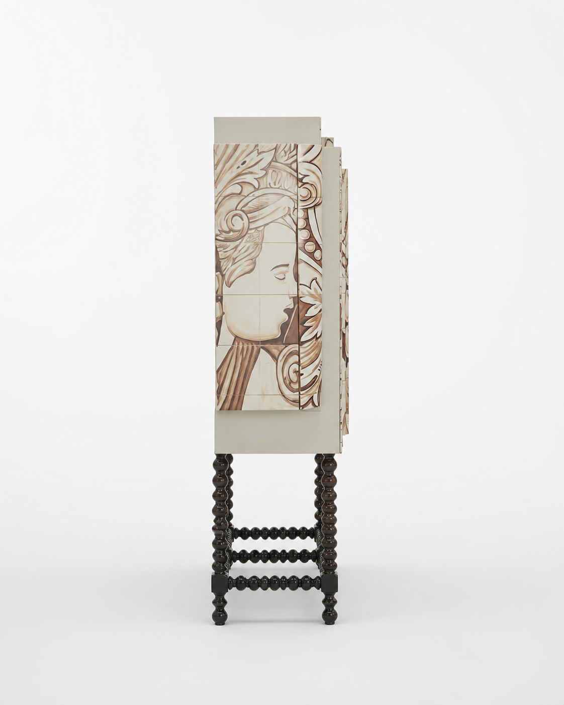 Orbit Display Cabinet — side view