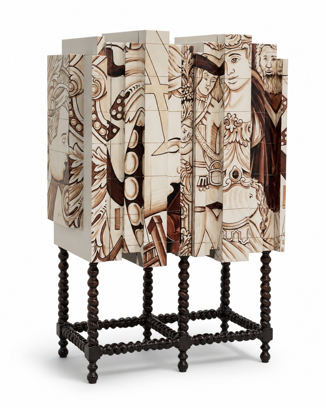 Orbit Display Cabinet — material detail