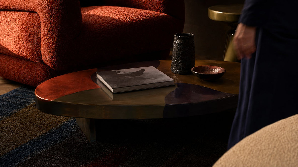 Palette Ellipse Coffee Table — styled Australian interior