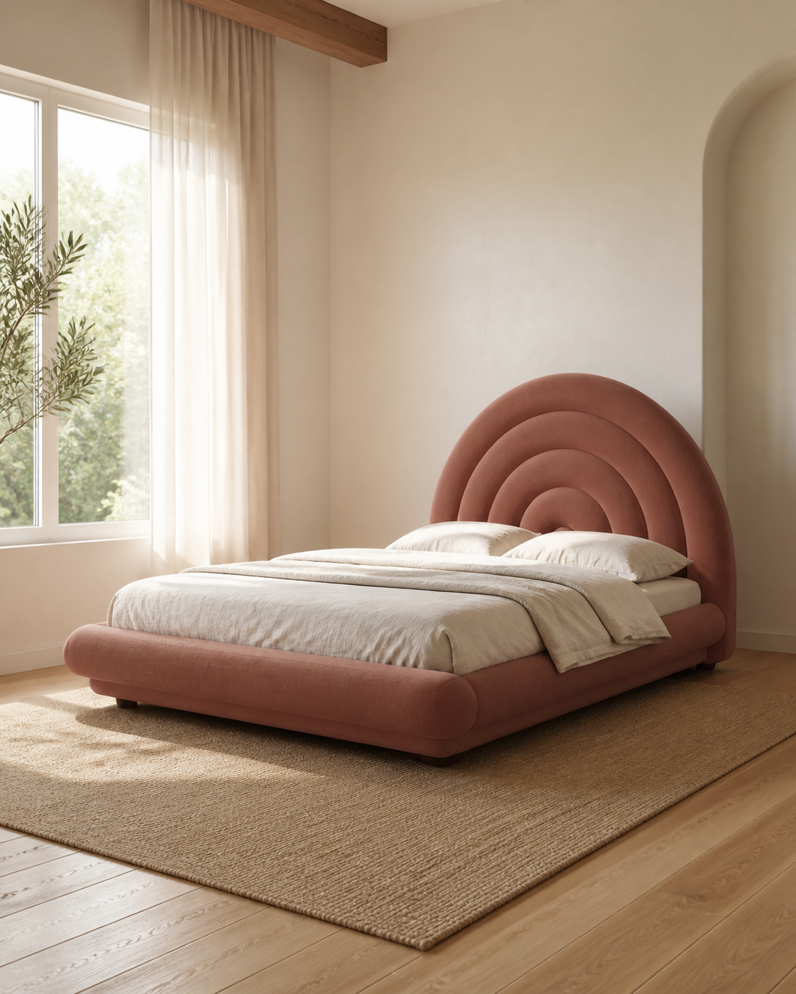 Pebble Bed — styled interior scene