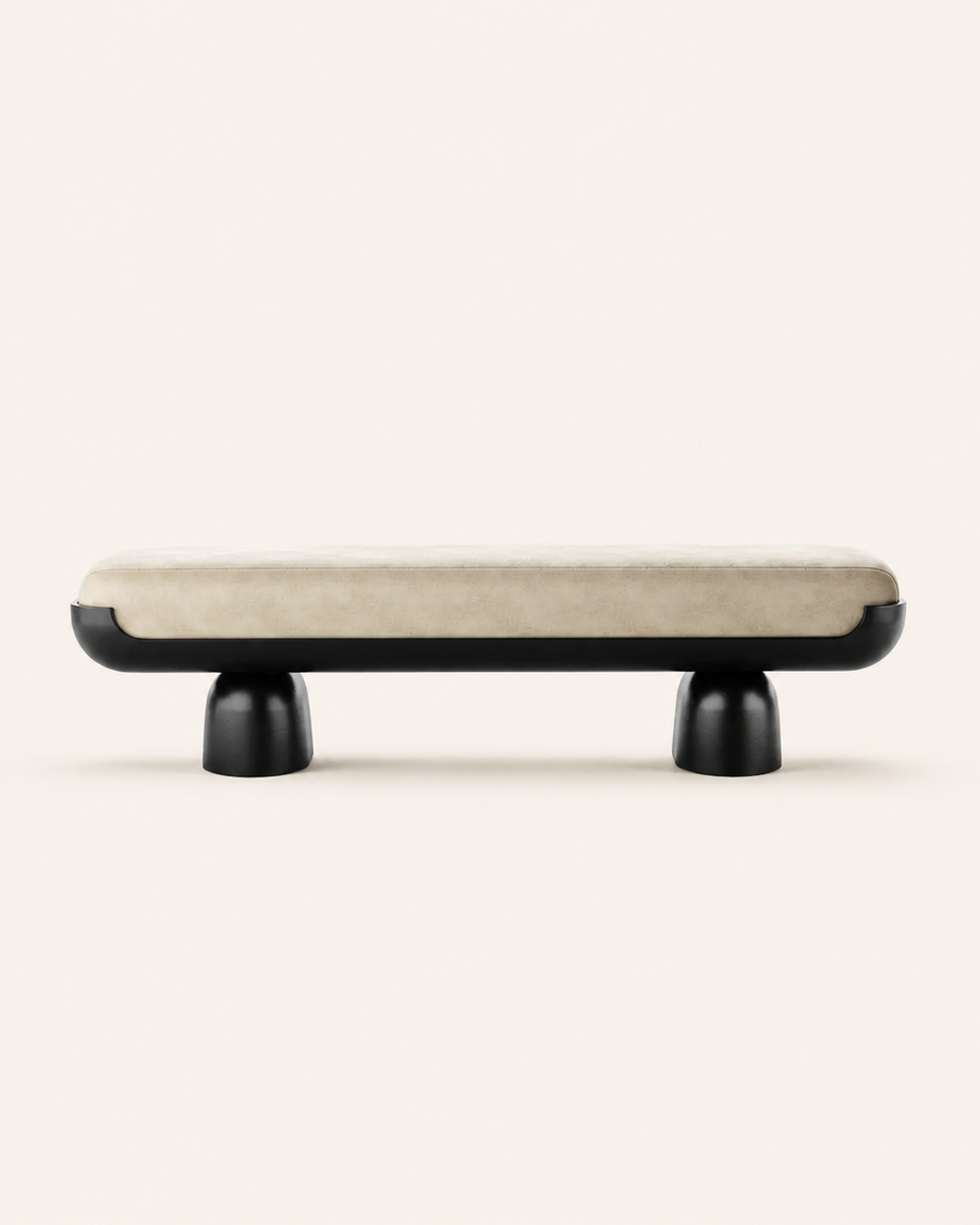 Pebble Bench — front view
