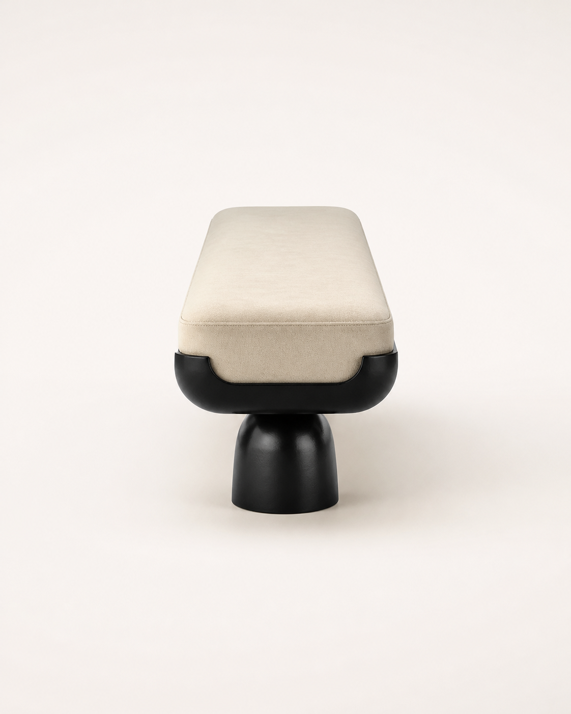 Pebble Bench — side view