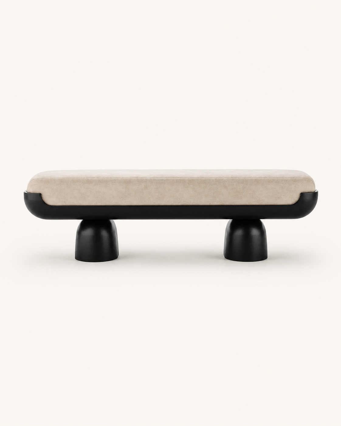 Pebble Bench — back view
