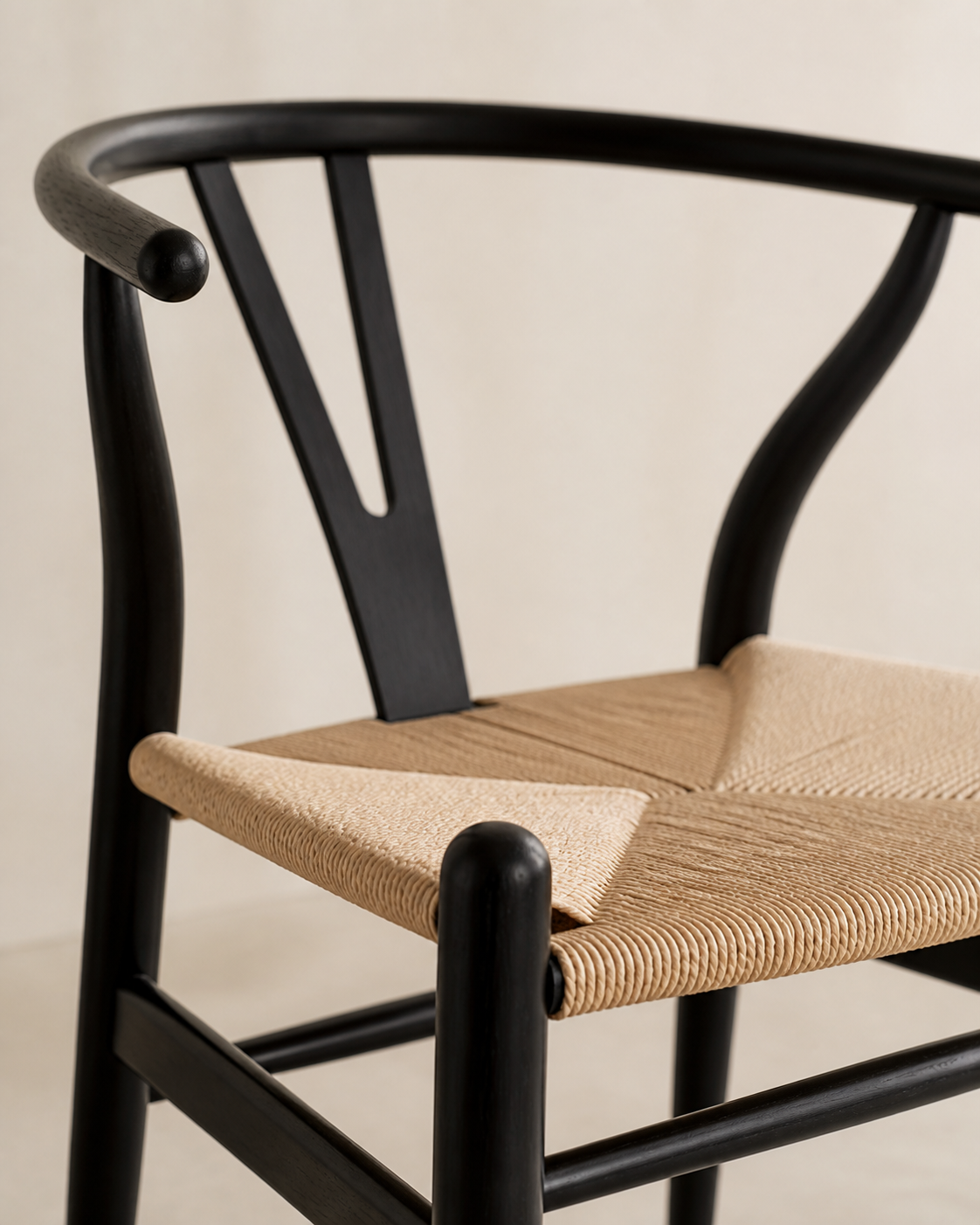 Pebble Cane Chair — material detail