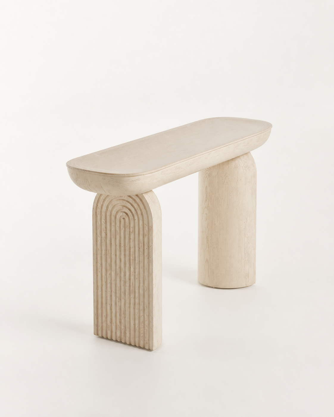 Pebble Console Table — side view