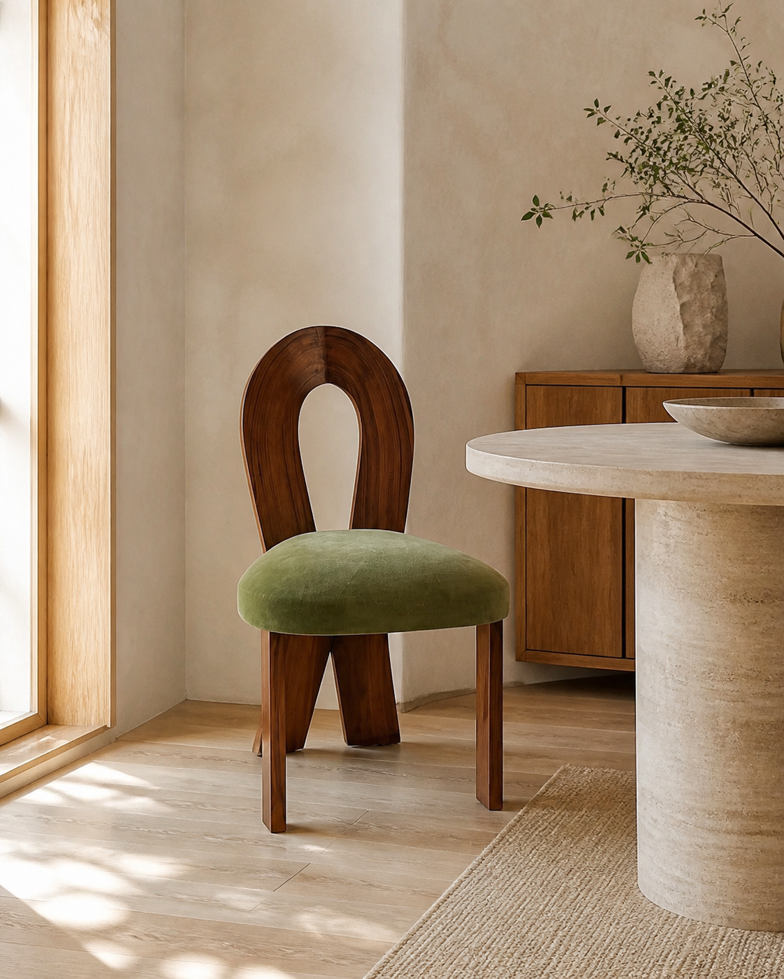 Pebble Dining Chair — styled interior scene