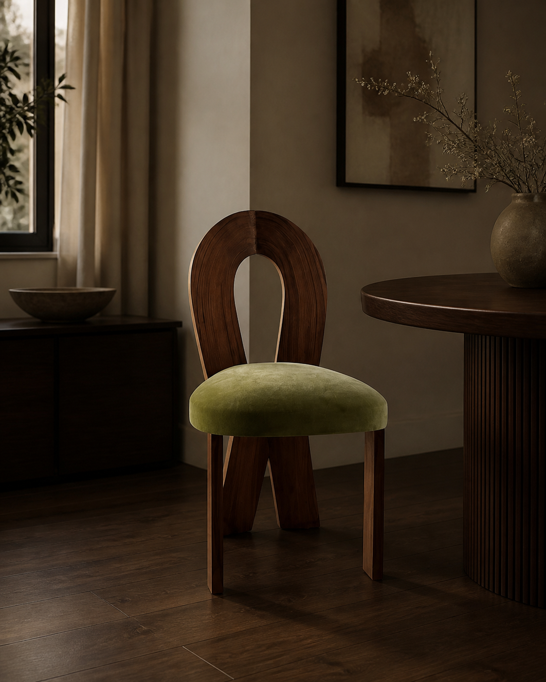 Pebble Dining Chair — lifestyle interior scene