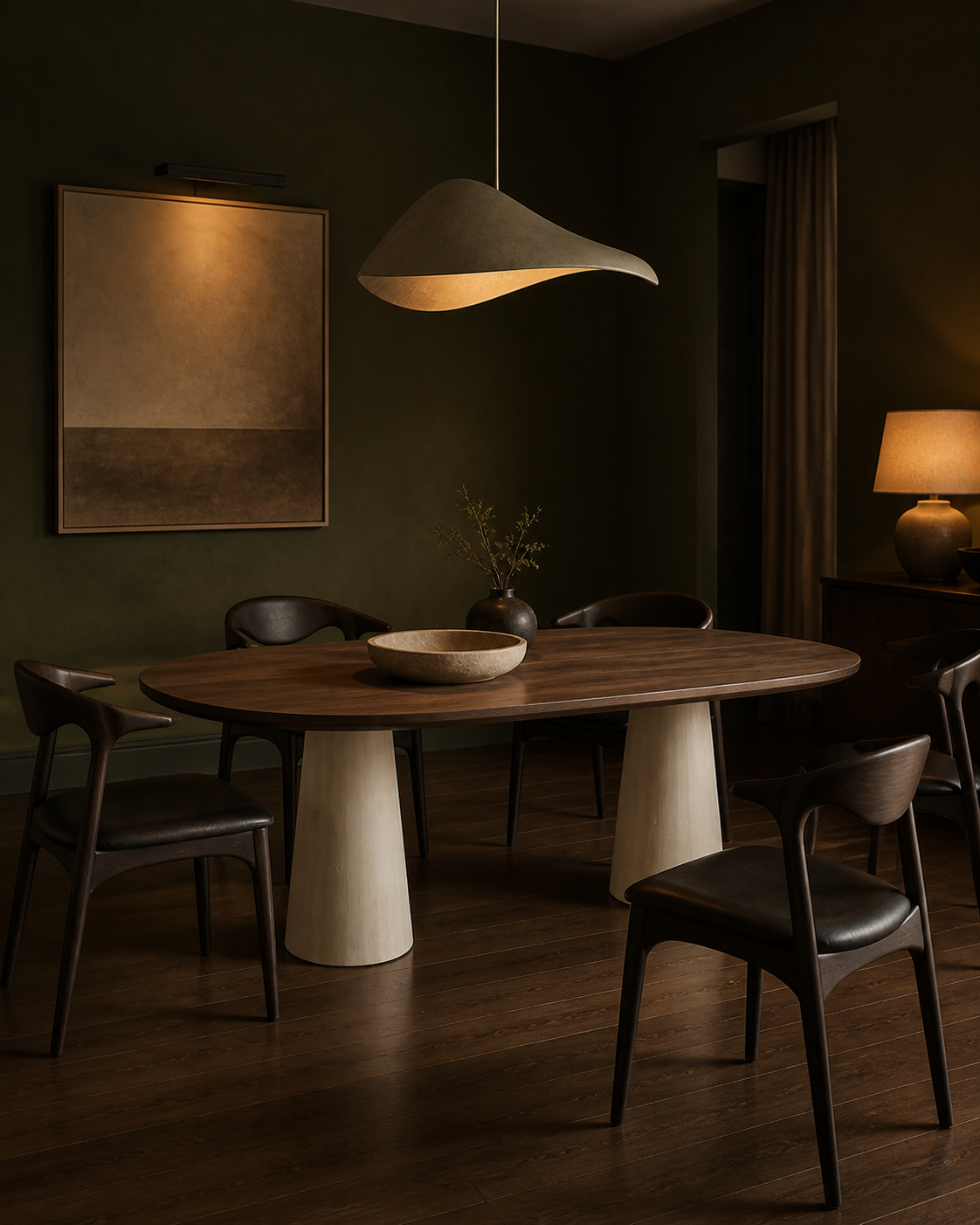 Pebble Dining Table — lifestyle interior scene