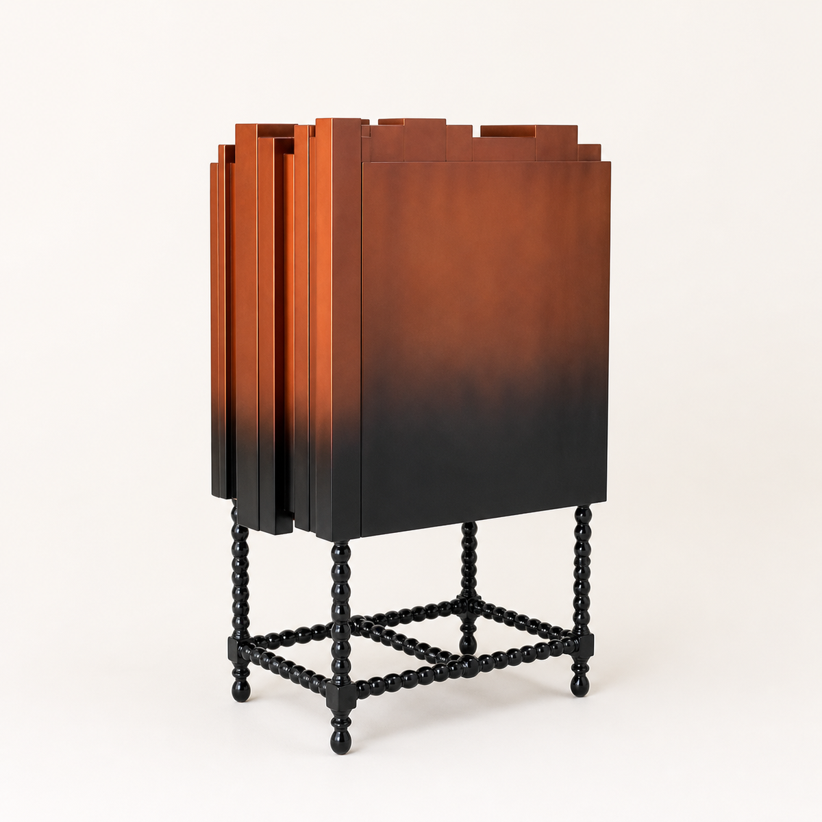 Pebble Display Cabinet — back view