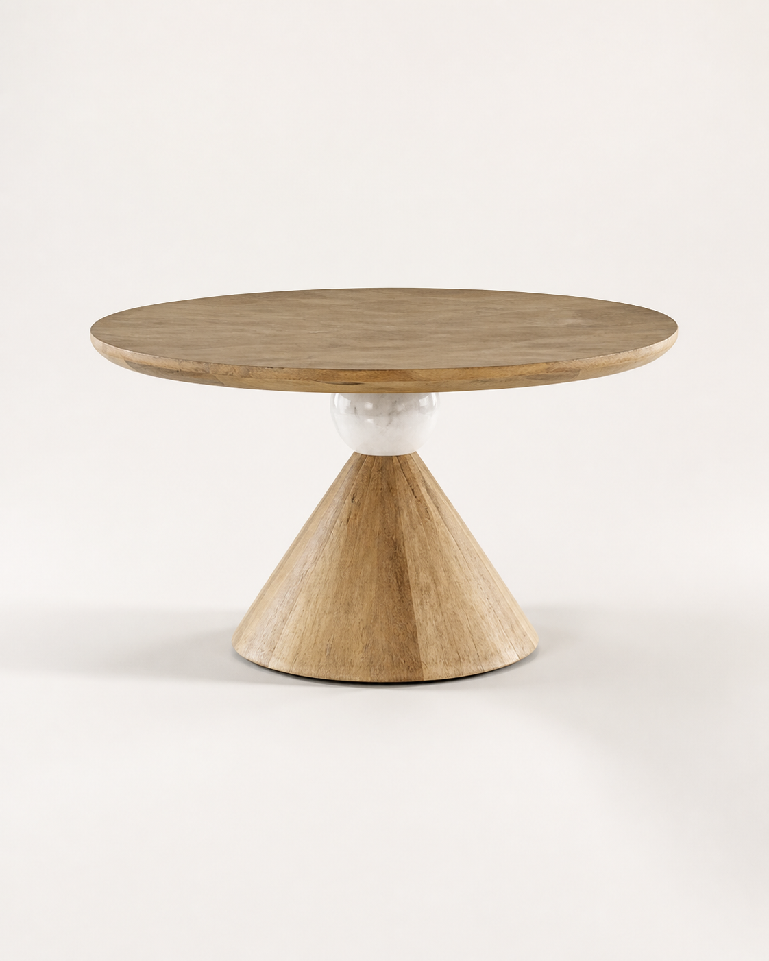 Pebble Round Dining Table — back view