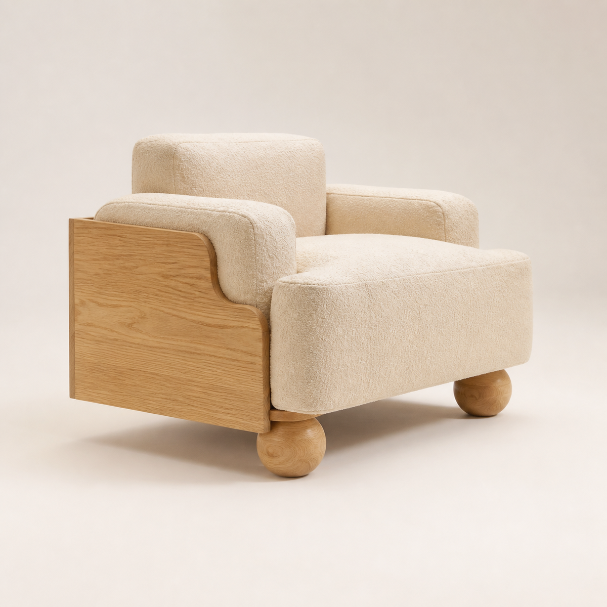 Pebble Sofa — side view