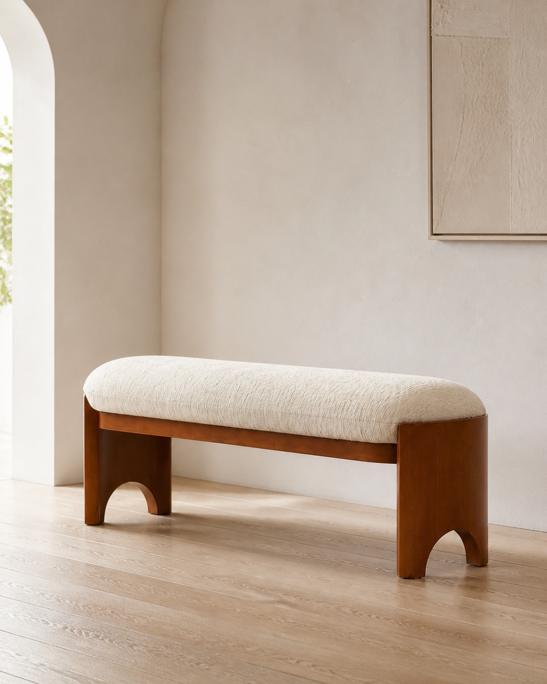 Runa Bench — styled interior scene