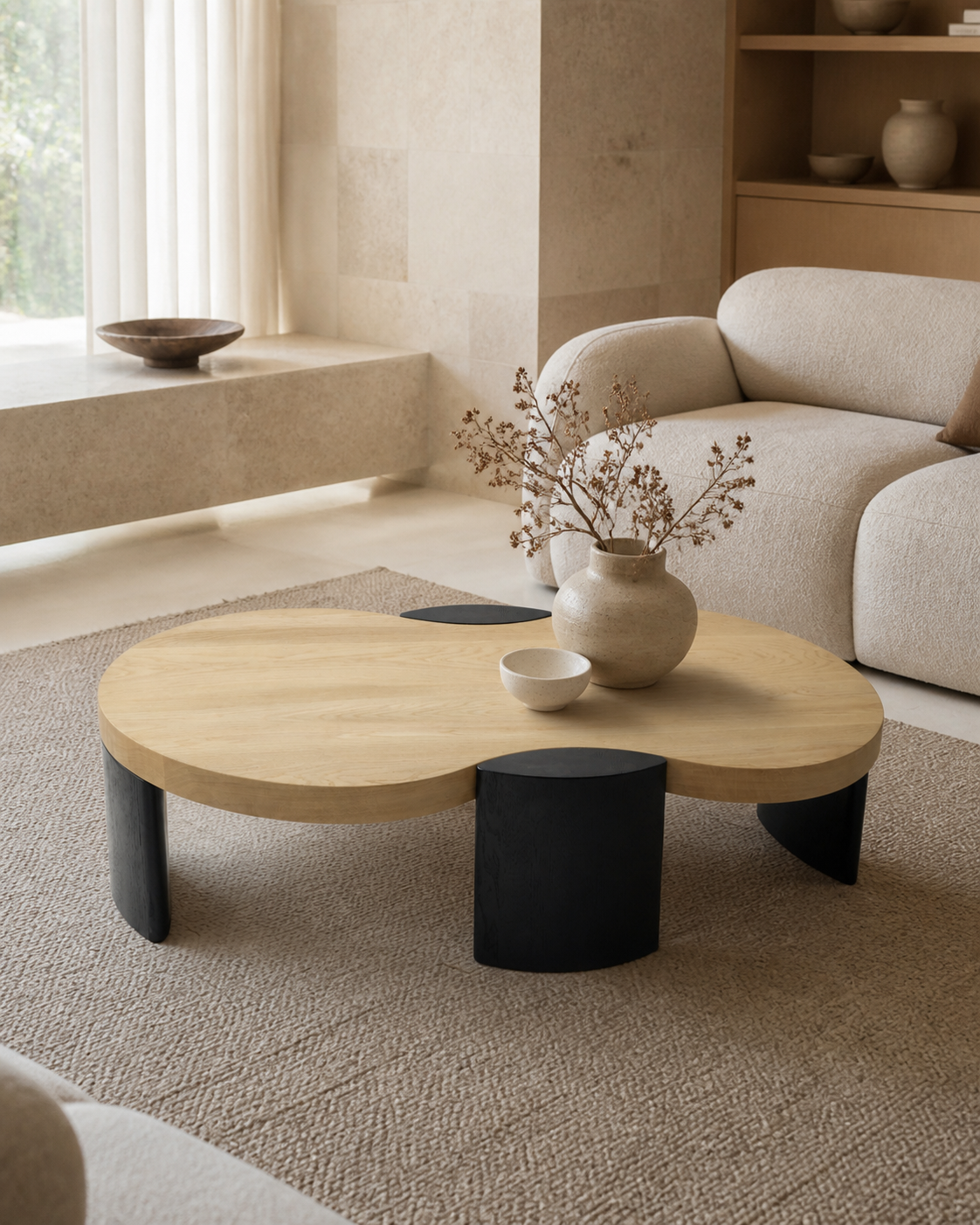 Runa Coffee Table — styled interior scene
