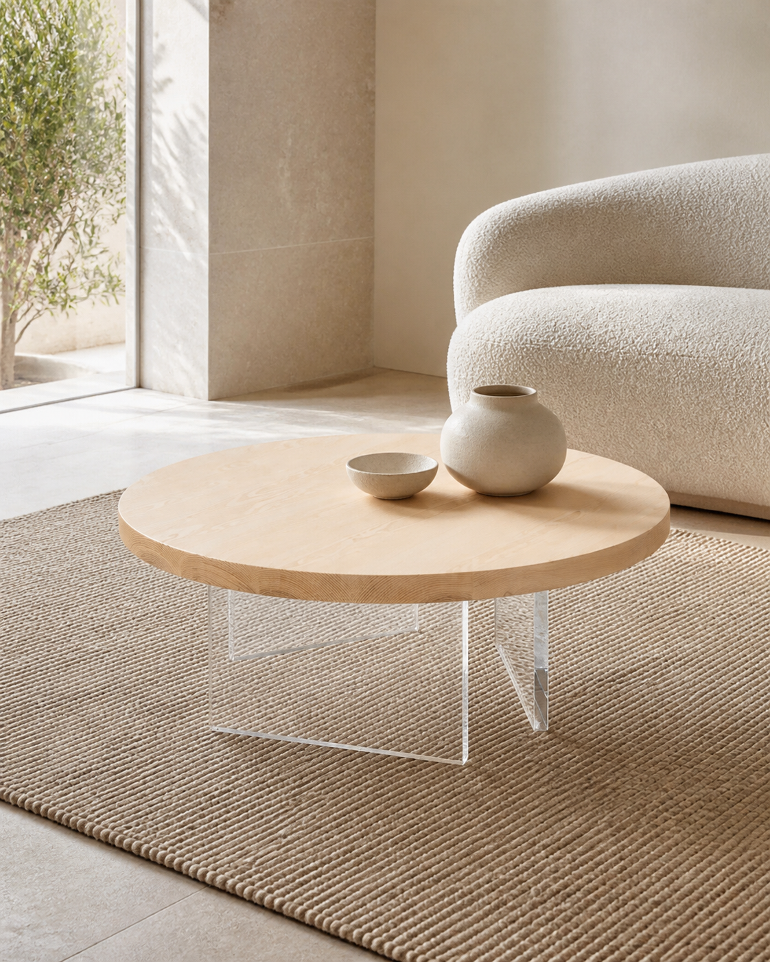 Sable Coffee Table — styled interior scene